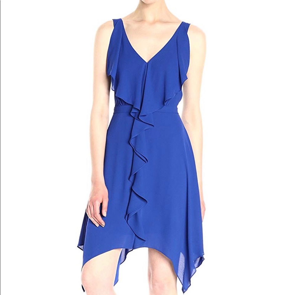 BCBGMAXAZRIA Blue Jessica Dress